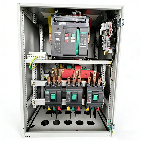 Distance between construction site electrical distribution box and guardrail