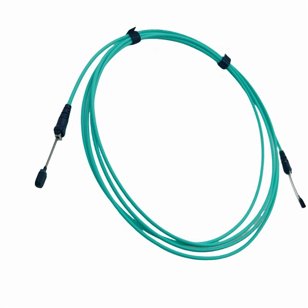 How to make a corner fiber optic cable