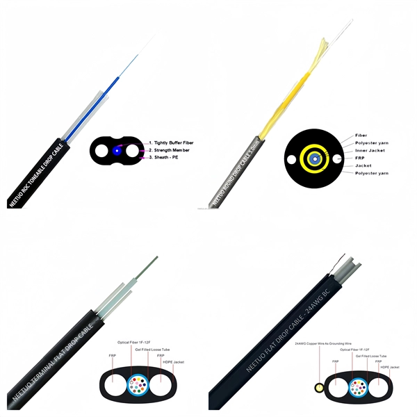 How many wires are in an optical fiber cable 