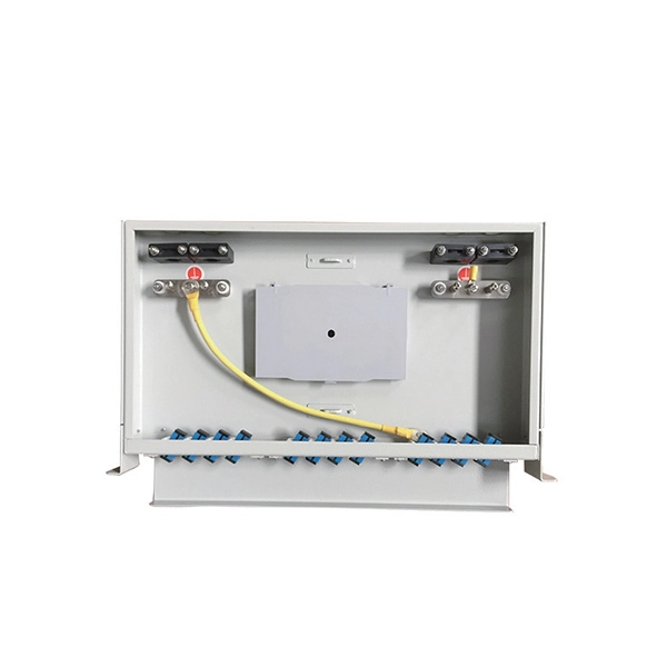 How to fix the main fiber in the fiber optic terminal box